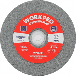 ΠΕΤΡΑ ΛΕΙΑΝΣΗΣ ΔΙΔΥΜΟΥ ΤΡΟΧΟΥ 150x20x32mm ΧΟΝΤΡΗ No.60 WP407101 WORKPRO (ΚΑΡΤΕΛΑ) Ποσοτ.5.00