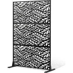 VEVOR Metal Privacy Screen 47" x 72" Εξωτερικές οθόνες και πάνελ Privacy Μαύρο