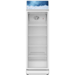 Crown SC300WH Επαγγελματικό Ψυγείο Βιτρίνα 300lt, B (Υ193xΠ60xΒ57cm) Λευκό