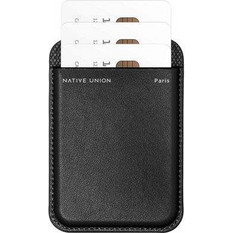NATIVE UNION (Re)Classic MagSafe Δερμάτινο Μαγνητικό Πορτοφόλι πιστωτικών καρτών - ΜΑΥΡΟ - NU-RECLA-WAL-BLK