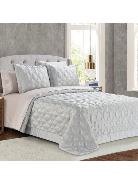 Κουβερλί King Size (Σετ 250x240) Liolios Home Monte Carlo Beige