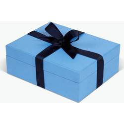 Smythson Travel Gift Box Set Navy