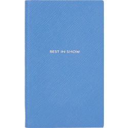 Σημειωματάριο Smythson Best in Show Pocket Leather Notebook Nile Blue