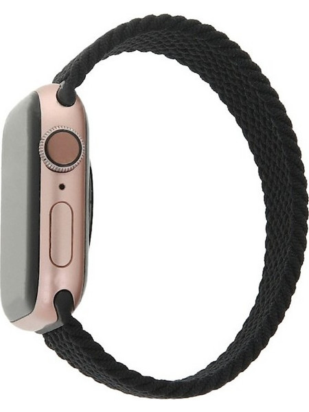 Ελαστικό Λουράκι για Apple Watch 42 / 44 / 45 / 49 mm length 155 mm - Μαύρο