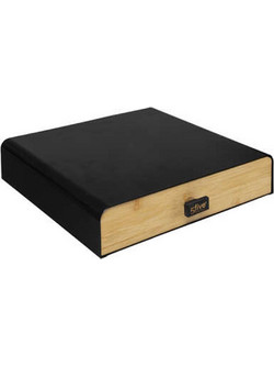Συρτάρι για κάψουλες bamboo μαύρο 33x31x7,5cm