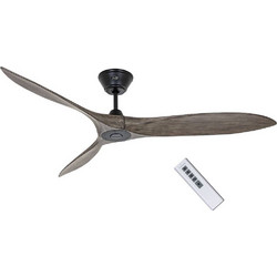 CasaFan Eco Airscrew 152 MS-GW Ανεμιστήρας Οροφής 152cm 16W με Τηλεχειριστήριο Καφέ