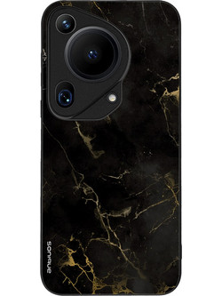 Sonique Marble Series Back Cover Black 01 (Huawei Pura 70 Ultra)