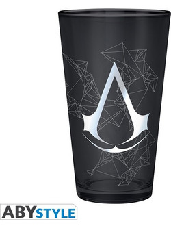 AbyStyle Ποτήρι Νερού Γυάλινο Assassin's Creed Crest 1τμχ ABYVER118