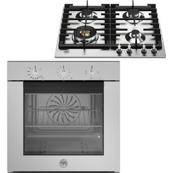 Bertazzoni Φούρνος Αερίου Άνω Πάγκου 76lt 59.5cm F605MODGKXSGN με Εστίες Αερίου P604LMODX