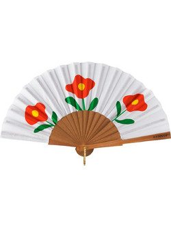 Βεντάλιες A Fan SKU107-Wild Poppies Γυναικείο