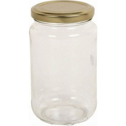 Βαζάκι Γυάλινο Με Καπάκι 370ml