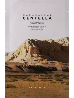 SKIN1004 Madagascar Centella Watergel Sheet Μάσκα Προσώπου για Ενυδάτωση με Υαλουρονικό 25ml