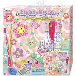 Hot Focus Light Up Diary Groovy Flower - Ημερολόγιο HF249GF