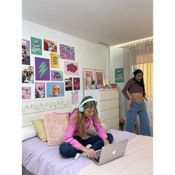 WOW GENERATION ΔΙΑΚΟΣΜΗΤΙΚΑ ΔΩΜΑΤΙΟΥ MY ROOM MY RULES ΜΕ ΦΩΤΙΣΤΙΚΟ ΚΕΡΑΥΝΟΣ