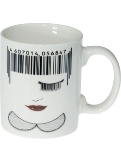 Viosarp Κούπα Κεραμική BARCODE 8.x9,5cm VC2964 1τεμ