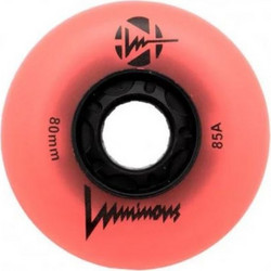 LUMINOUS LED WHEELS 72mm/85A CORAL - GLOW
