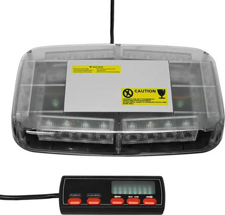 Φάρος Οδικής Οροφής Αυτοκινήτου 72W 10-30V IP65 Αδιάβροχος Πορτοκαλί GloboStar 34226