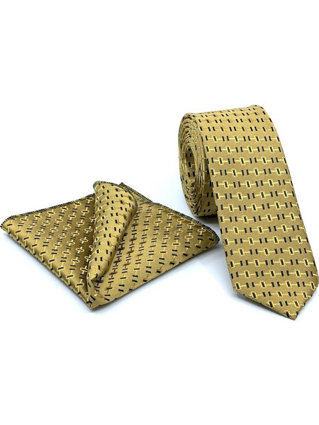 Legend - L-050-238/E - Gold - 6.5cm MICRO - Γραβάτα - gold