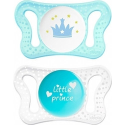 Chicco Physio Micro Ανατομικές Ορθοδοντικές Πιπίλες Σιλικόνης 0-2m Dino Μπλε 2τμχ