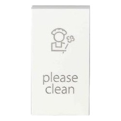 ΠΛΑΚΙΔΙΟ please clean ΛΕΥΚΟ ΙΝΟ LINEME - Lineme