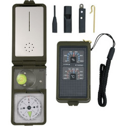 ALBAINOX 33755 ΠΥΞΙΔΑ OUTDOOR με θερμόμετρο,υγρασιόμετρο και εξαρτήματα επιβίωσης