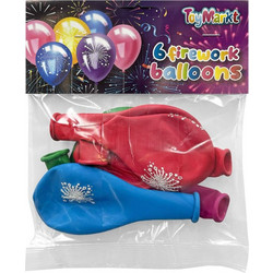 Μπαλόνια Πυροτεχνήματα Σετ 6τμχ 30εκ. Toy Markt 71-3464 - Toy Markt - 71-3464
