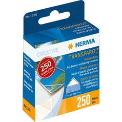Herma Γωνίες Φωτογραφιών Αυτοκόλλητες 250τμχ 1380