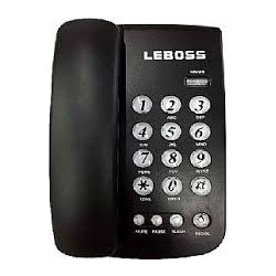 Leboss 3014 Ενσύρματο Τηλέφωνο για Ηλικιωμένους Μαύρο