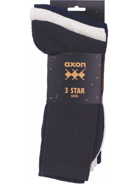 Κάλτσες 3-STAR Tricolore - BLACK/NAVY BLUE/LIGHT GREY
