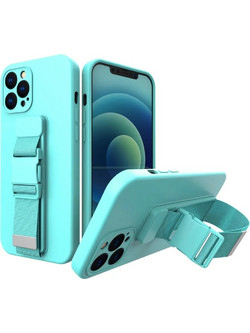 Hurtel Rope Case Gel Case Light Blue (iPhone 13 Pro)