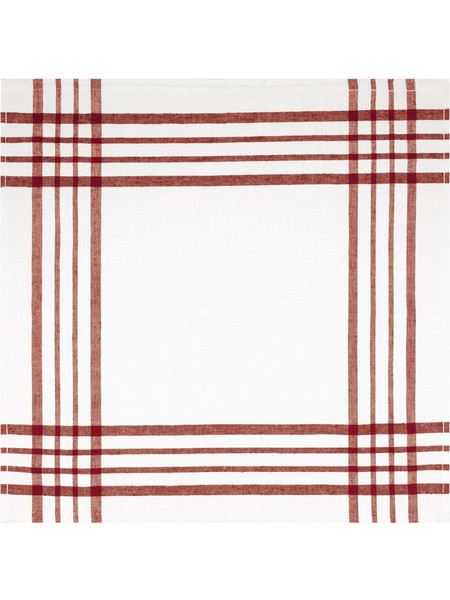 Πετσέτα κουζίνας TARTAR Valento PLVATARBR White-Lotto Red