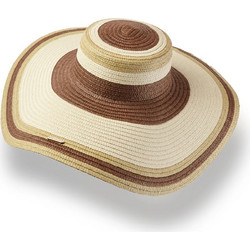 PALOMITAS BY P.B W MARTA RAFIA CAP - 27002-BROWN MULTI