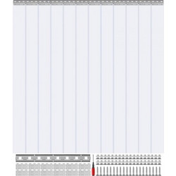 Διαφανής Πόρτα PVC VEVOR 72" x 96" για Ψυγείο/Καταψύκτη PZMLPZPTLGGHMRDOEV0