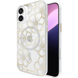Case-Mate Floral Gems MagSafe - Case for iPhone 16 Plus (Gold) - (CM054374)
