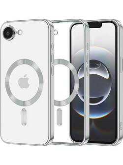 Techsuit - Luxury Crystal MagSafe - iPhone 16e - Silver