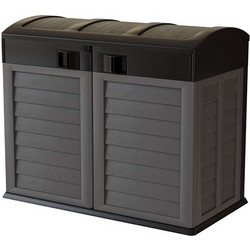 ARTPLAST Αποθήκη κήπου 1460x870x1190mm Μαύρο Γκρι (SHEDSTO/N)