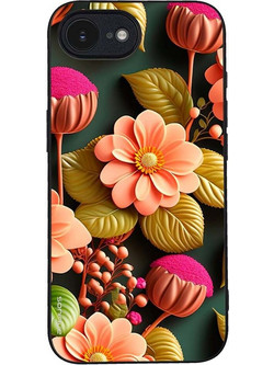 Sonique Θήκη 3D Flower Series για Apple Iphone 16e Σομόν