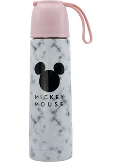 Stor Disney Mickey Mouse Παιδικό Μπουκάλι Θερμός Αλουμινίου BPA Free Λευκό 340ml