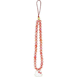 Hello Kitty Pearls Kitty Head Phone Charm - Red - (Hel000169-0)