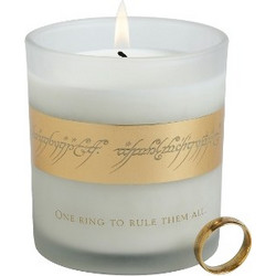 The Lord of the Rings: The One Ring Glass Candle Insight Editions Insight Luminaries