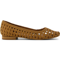 TOMS Briella Woven Basket Ballerina - Brown Sugar