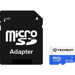 Techsuit microSDXC 64GB Class 10 + Adapter