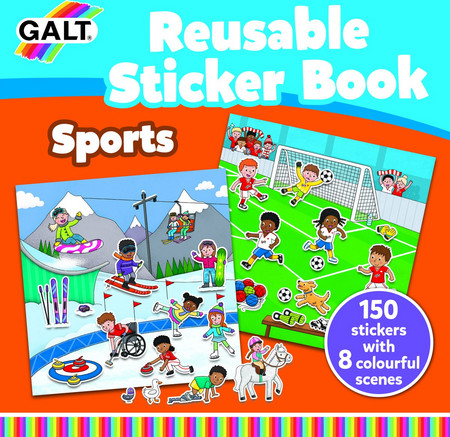 Galt - Reusable Sticker Book - Sports (31000151)