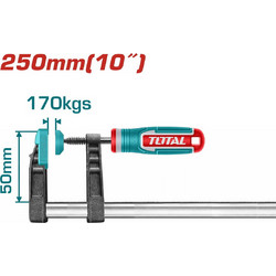 TOTAL ΕΠΑΓΓ. ΣΦΙΓΚΤΗΡΑΣ ΜΑΡΑΓΚΩΝ 50 Χ 250mm (THT1320503)