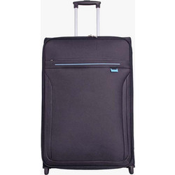 Bartuggi 722-107 Βαλίτσα Μεγάλη 74x47.5x36.5cm με 2 Ρόδες Μαύρη