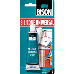 Σιλικόνη Bison Universal Λευκή 60mL