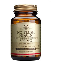 Solgar No Flush Niacin 500mg 50 Κάψουλες