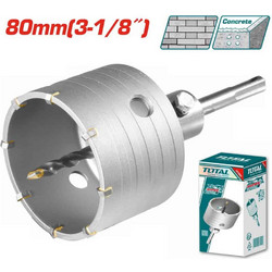 Total TAC430801 Διαμαντοκορώνα Μπετού SDS - PLUS 80mm