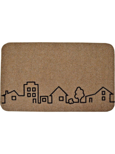Πατάκι Εισόδου Houses 837052 45x75cm Natural Ankor 45X75