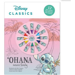 Disney Lilo and Stitch Cheeky notebook + mini crayon set